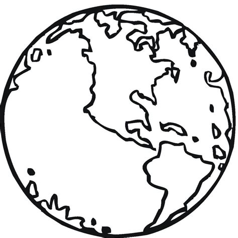 Earth Printable Coloring Pages